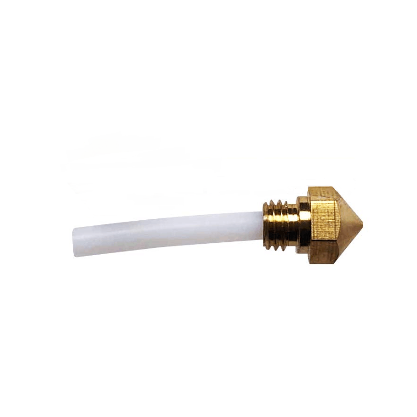 Ordinary Nozzle and PTFE tube for QIDI X-CF Pro/I-Fast 3d printer:1pcs