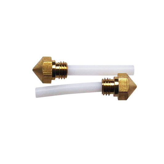 Nozzles and PTFE tube for QIDI X-Plus/X-Max 3D Printer: 2 pcs